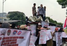 Geruduk Kemendagri, Warga Banyuasin dan Aktivis Tuntut PJ Bupati di Copot